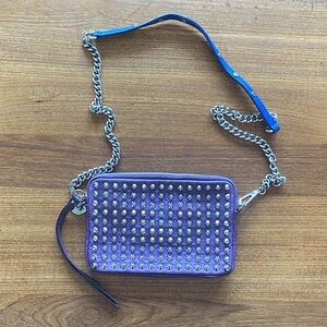 Studded Purple Crossbody Bag